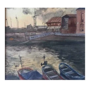 Atardecer en el muelle