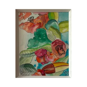 Conjunto de Flores (acuarela/tinta)
