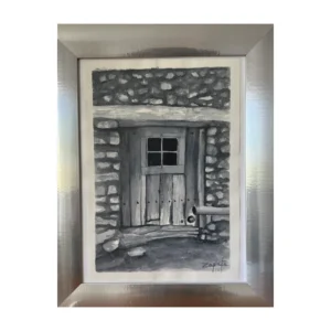 La vieja puerta (Acuarela)